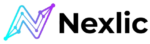 Nexlic logo with a stylized graph icon and modern font.